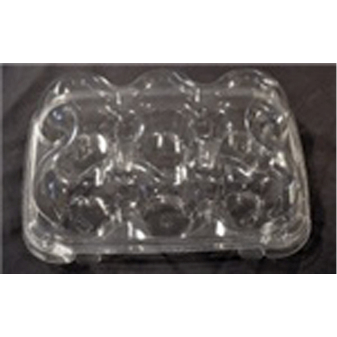 UPC 707068002402 product image for EGS427053 2.5 in. Hinged 6-Count Cupcake Container, Clear - Pack of 150 | upcitemdb.com