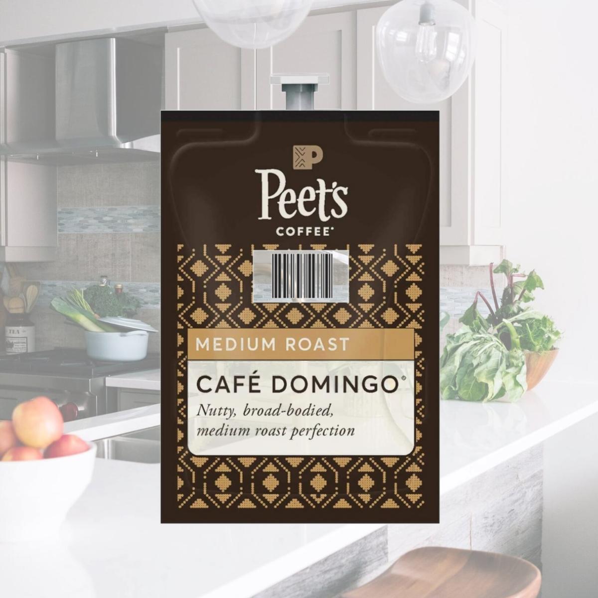 Picture of Luigi Lavazza SPA LAV48035 Portion Fresh Pack Peets Cafe Domingo Coffee - Pack of 76