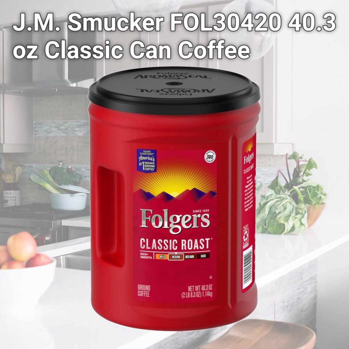 Picture of J.M. Smucker FOL30420 40.3 oz Classic Can Coffee