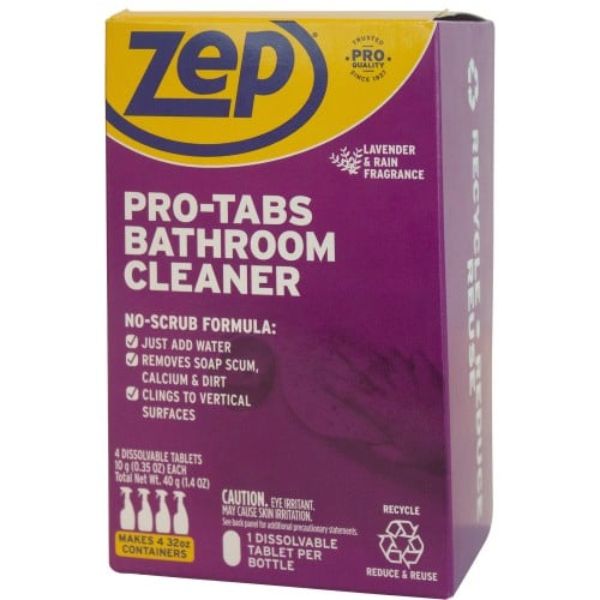 UPC 021709025606 product image for ZPEZUBCTAB 32 oz Pro-Tabs Bathroom Cleaner Tablets, Purple - Pack of 4 | upcitemdb.com