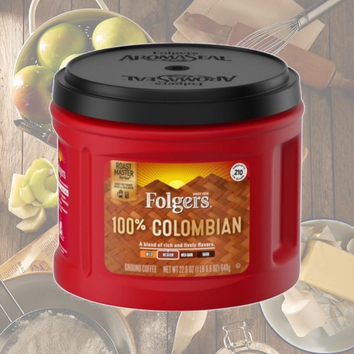 Picture of Folgers FOL30445 22.6 oz Ground 100 Percent Colombian Coffee