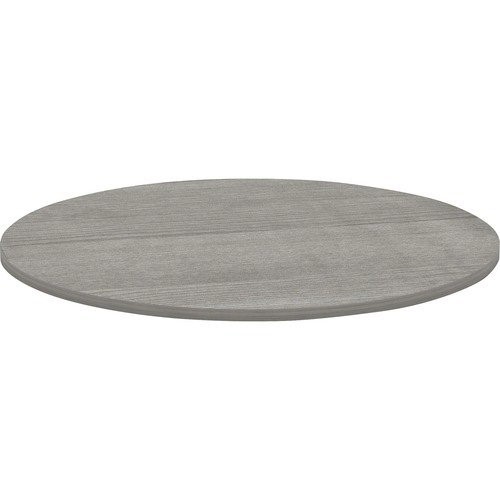 48 in. Weathered Charcoal Round Conference Table