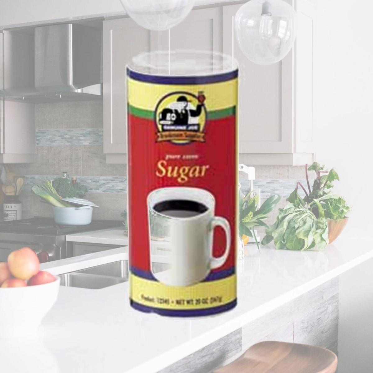 Picture of Genuine Joe GJO56100 Sugar Canister- With Reclosable Lid- 20 oz- 3-PK