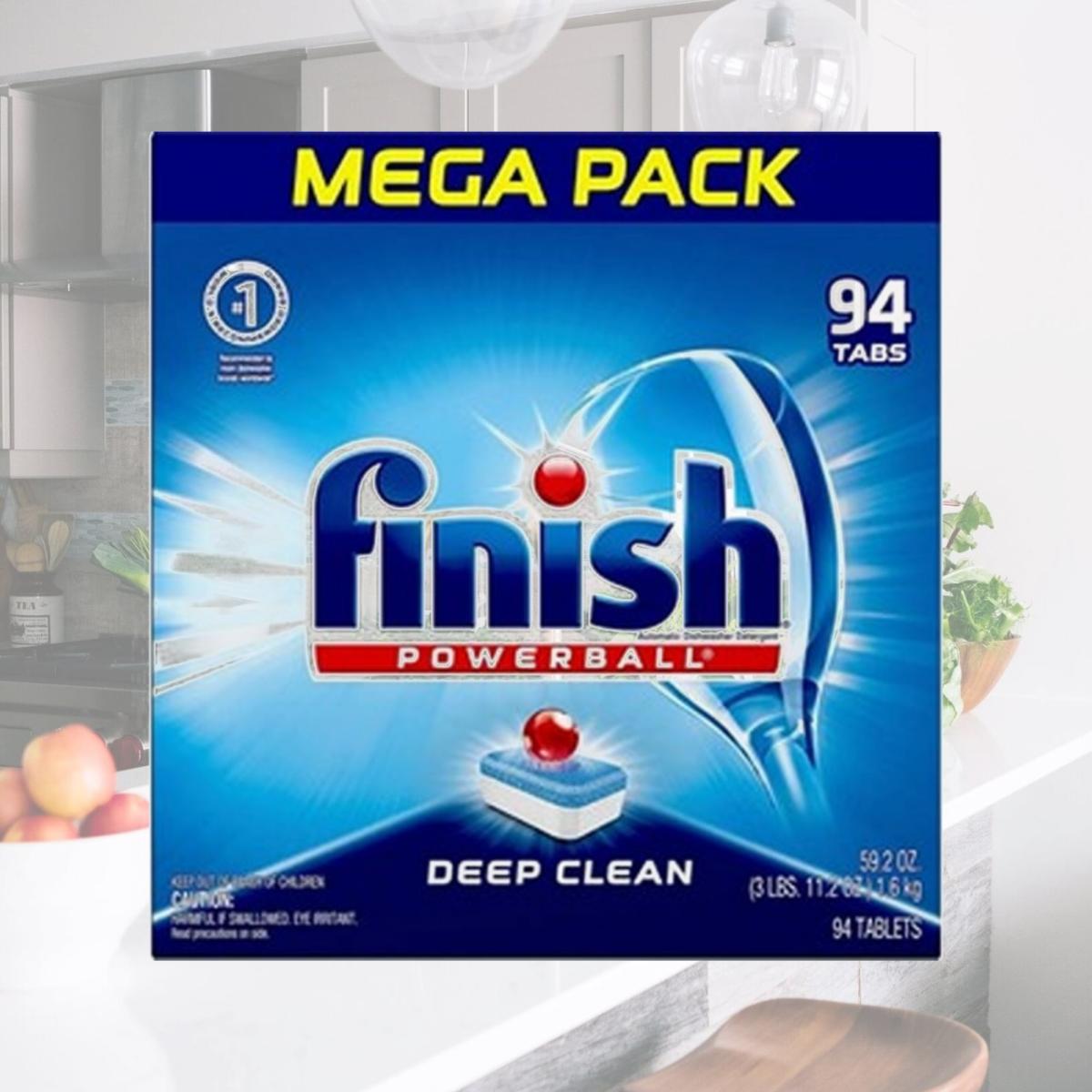 Picture of Finish RAC97330 Powerball Fresh Dish Tab, Pack of 94