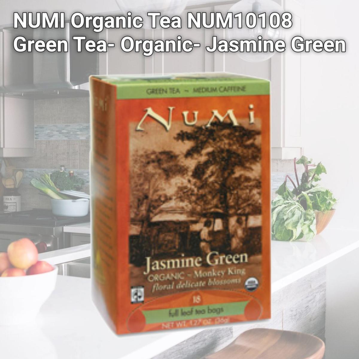 Picture of NUMI Organic Tea NUM10108 Green Tea- Organic- Jasmine Green
