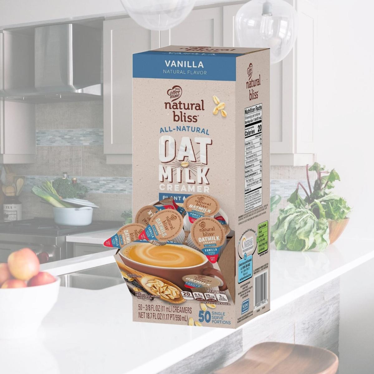 Picture of Nestle S.A NES19891CT Coffee Mate Oat Milk Vanilla Liquid Creamer Singles - 50 Count - Pack of 4