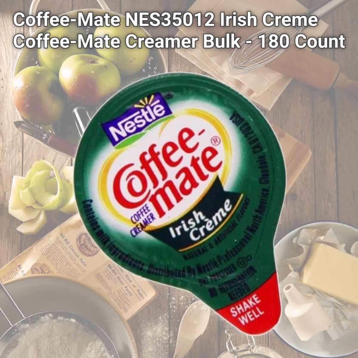 Picture of Coffee-Mate NES35012 Irish Creme Coffee-Mate Creamer Bulk - 180 Count