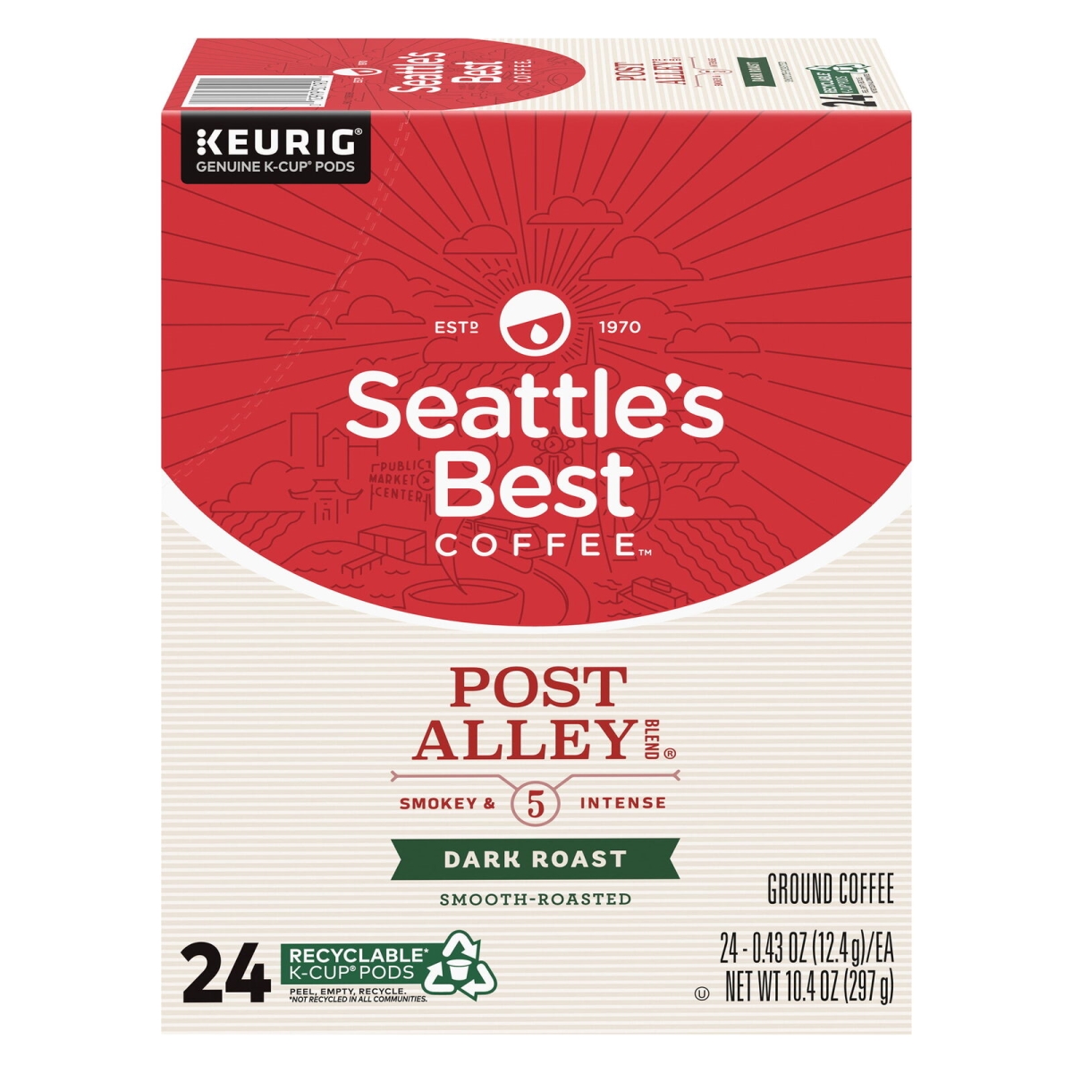 UPC 012919301901 product image for SEA12407884 K-Cup Post Alley Coffee - Pack of 24 | upcitemdb.com