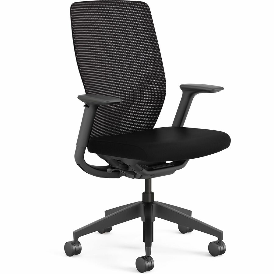 FXT0STAMC10T Task Chair with Meshback, Black
