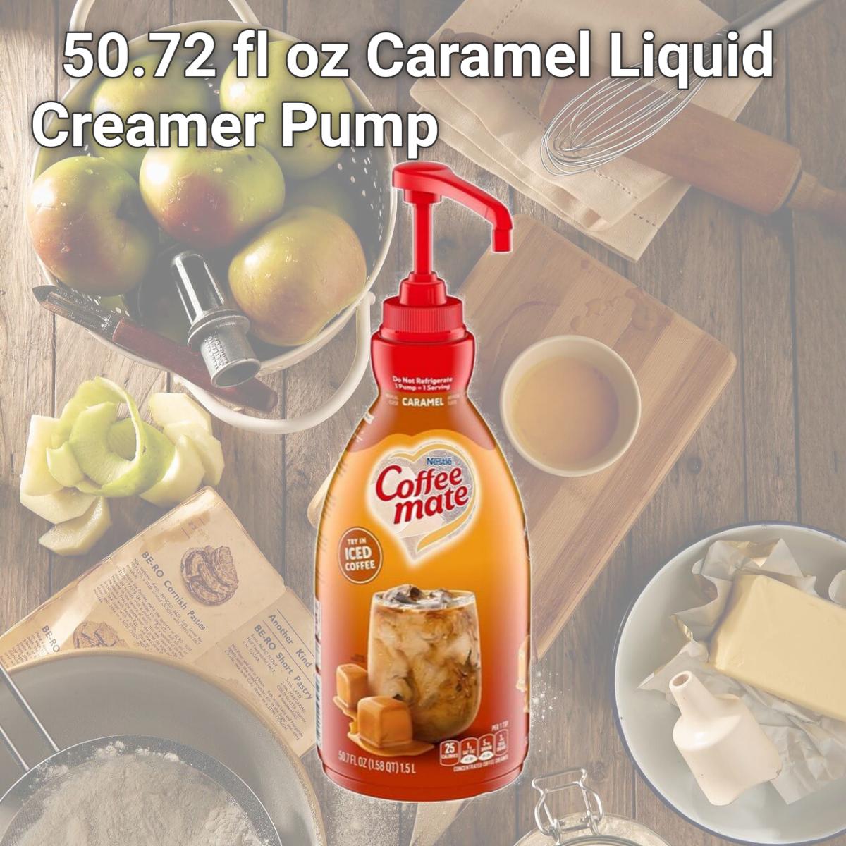 Picture of Nestle NES73358 50.72 fl oz Caramel Liquid Creamer Pump