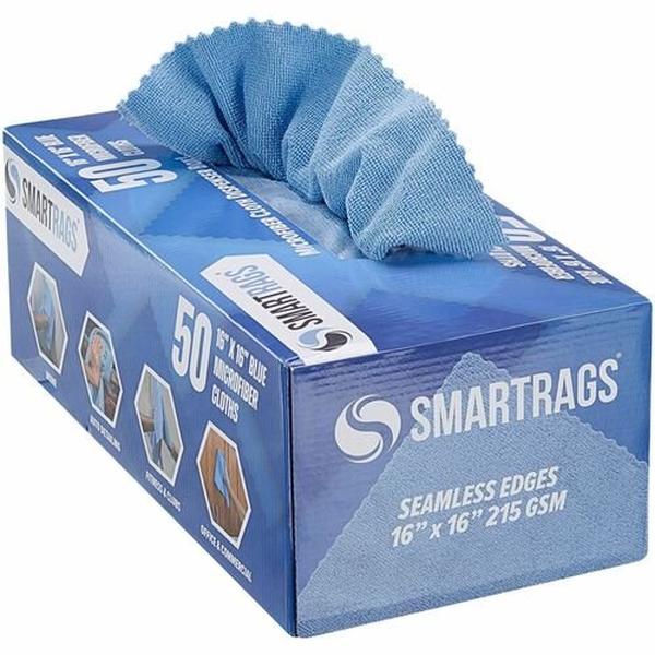 MONM931B 16 x 16 in. Microfiber Cloth, Blue - Pack of 50
