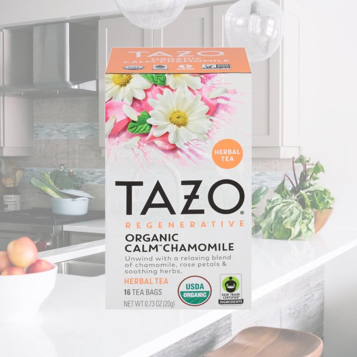 Picture of Tazo TZO00354 Organic Calm Chamomile Herbal Tea - 16 Tea Bags - Case of 16