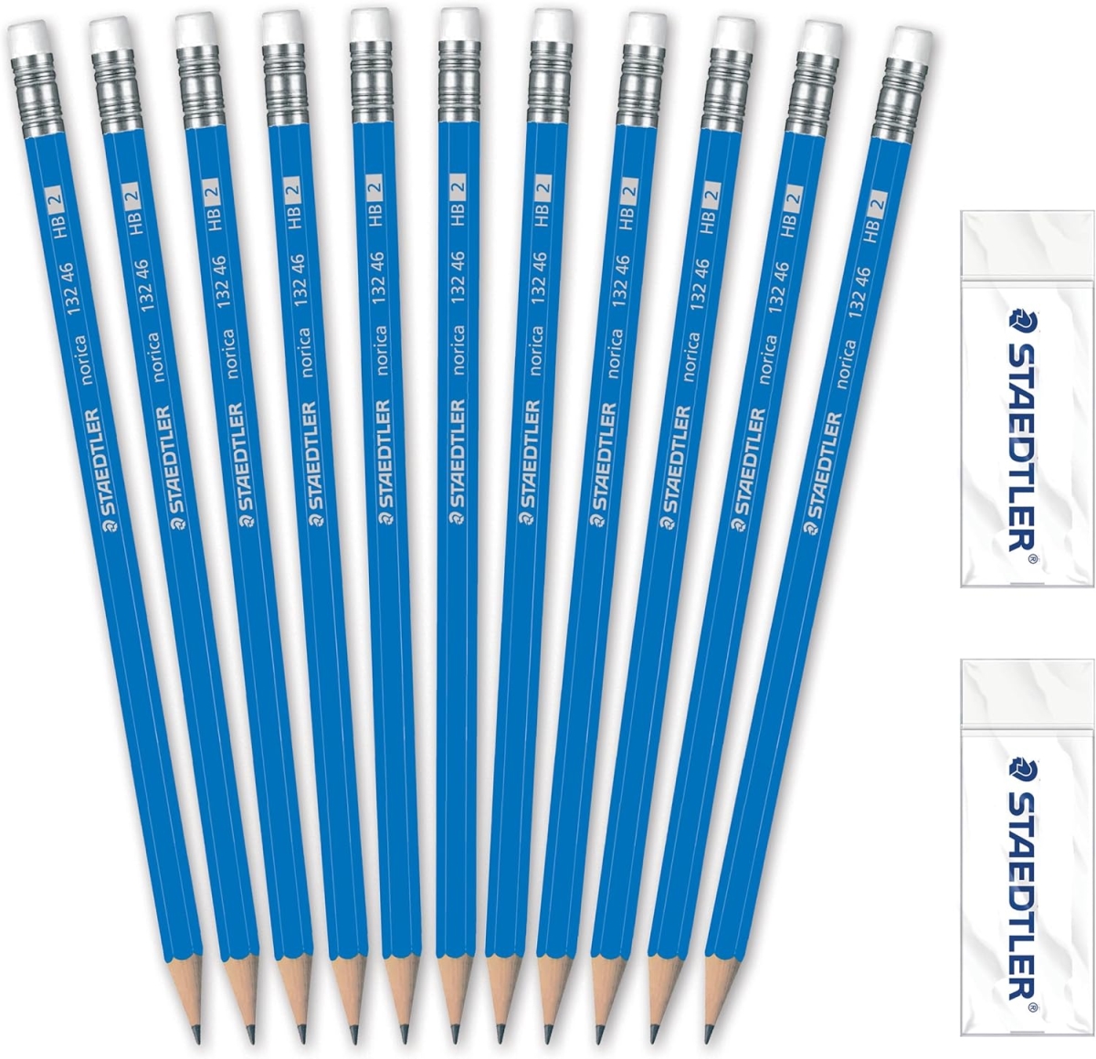 Staedtler STD13246C144 Norica Pencils & Erasers Class - Pack of 144