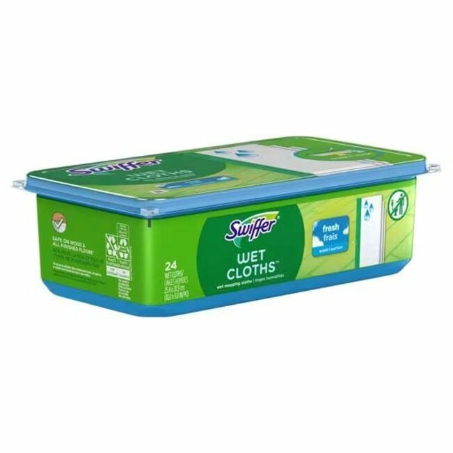 PGC75588CT Refill Wet Cloths for Swiffer - 24 Count - Pack of 6