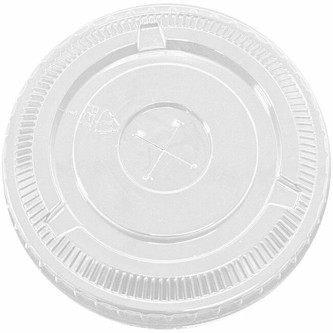 GJO58235 12 oz Polyethylene Terephthalate Pet Lids for Plastic Cold Cups, Clear - 1000 Count