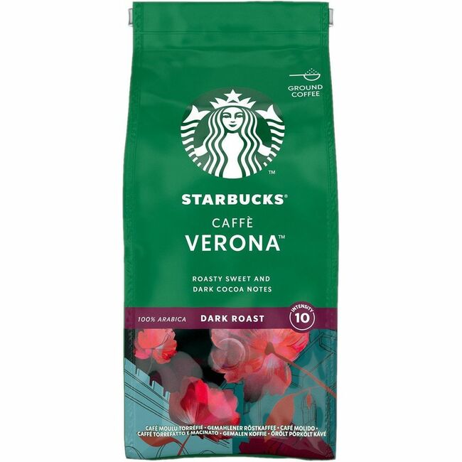SBK12413966CT 1 lbs Caffe Verona Dark Roast Ground Coffee with Drip-coffee Brewer, Dark - Pack of 6