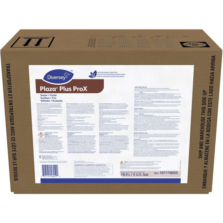 DVO101110055 Care Plaza Plus Sealer & Finish, Ready-to-Use - 640 fl oz