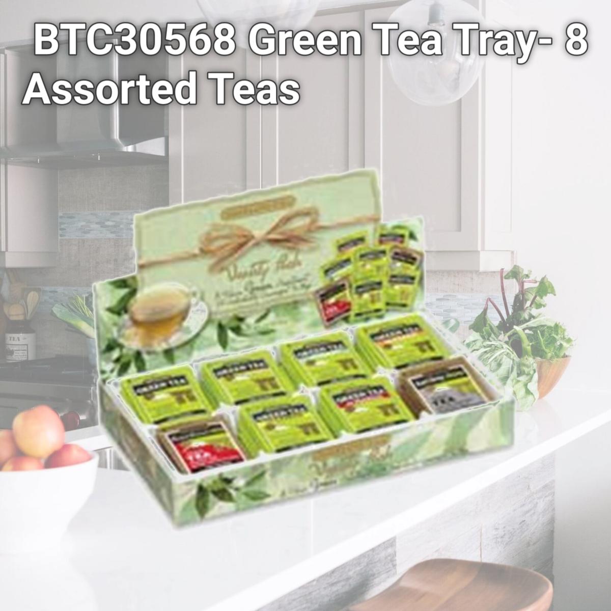 Picture of Bigelow Tea Company BTC30568 Green Tea Tray- 8 Assorted Teas