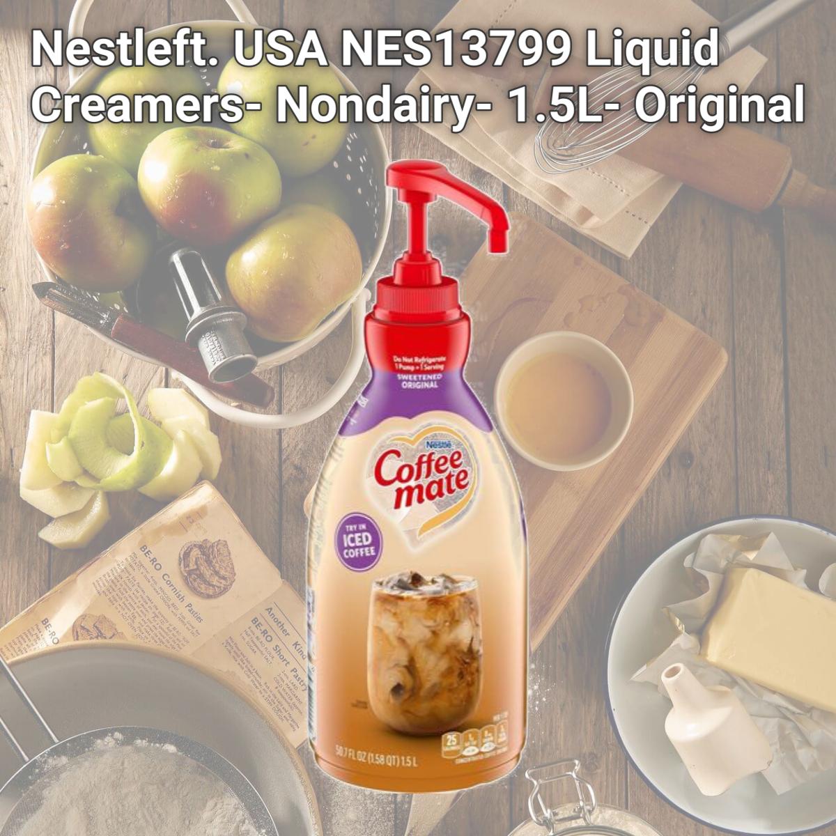 Picture of Nestleft. USA NES13799 Liquid Creamers- Nondairy- 1.5L- Original