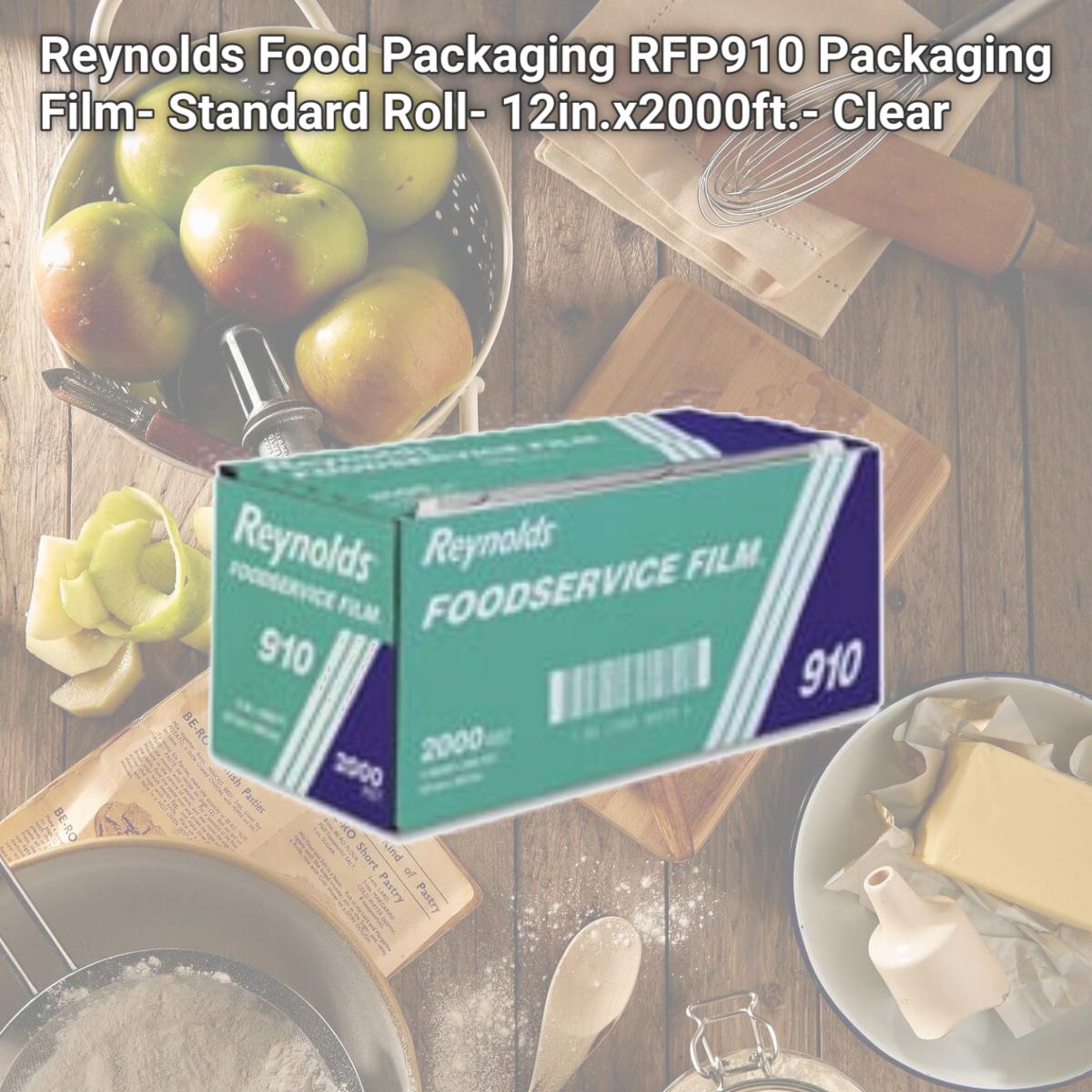 Picture of Reynolds Food Packaging RFP910 Packaging Film- Standard Roll- 12in.x2000ft.- Clear