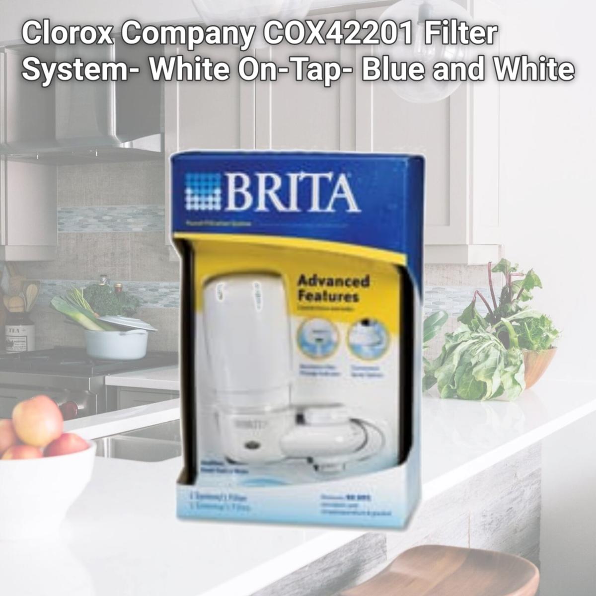 Picture of Clorox Company COX42201 Filter System- White On-Tap- Blue and White