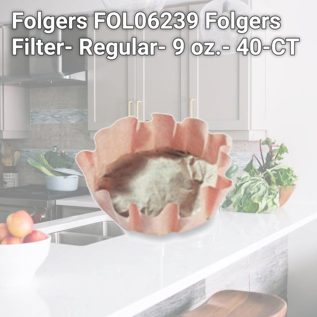 Picture of Folgers FOL06239 Folgers Filter- Regular- 9 oz.- 40-CT