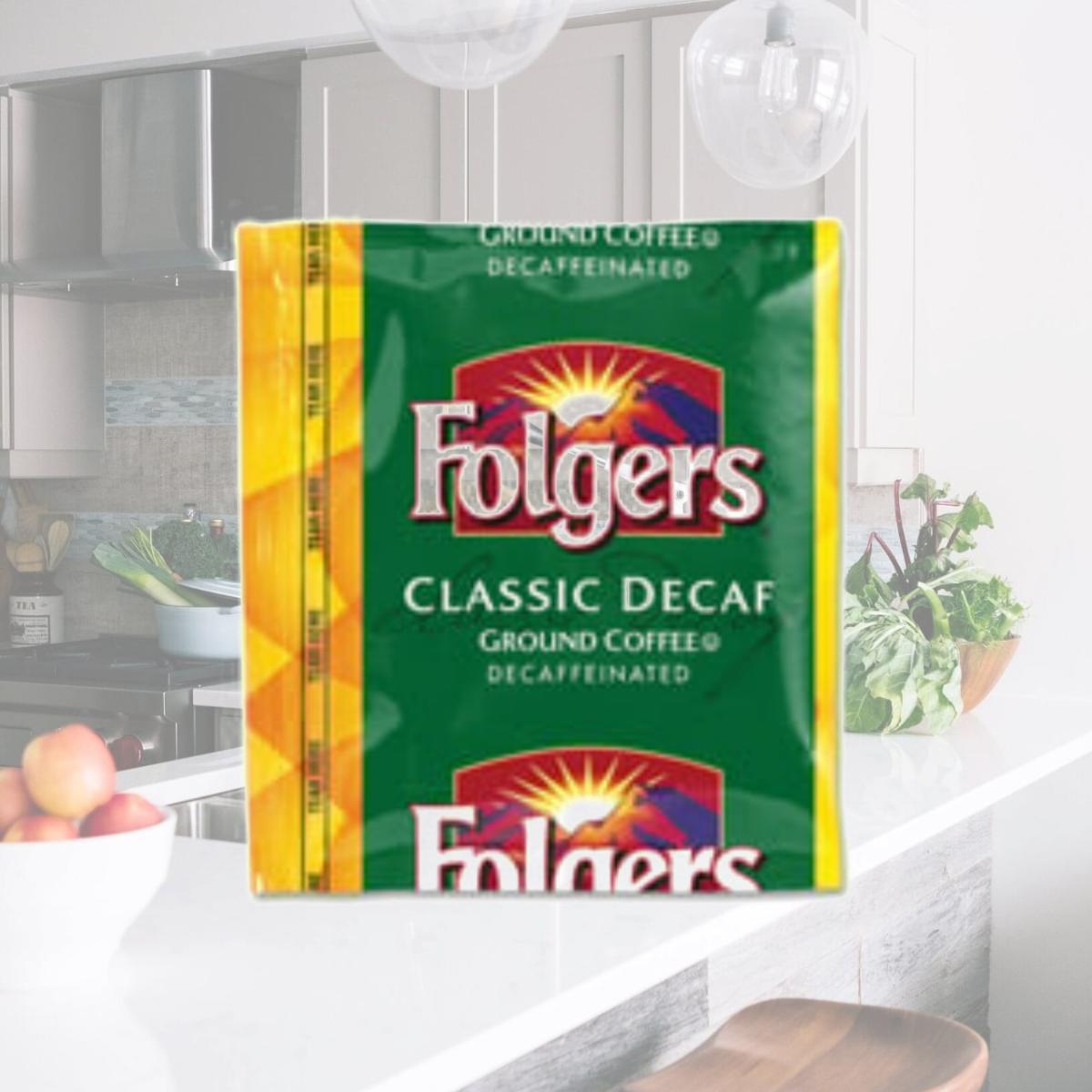 Picture of Folgers FOL06433 Folgers Classic Roast- Decaffeinated- 1.5 oz.- 42BG- CT