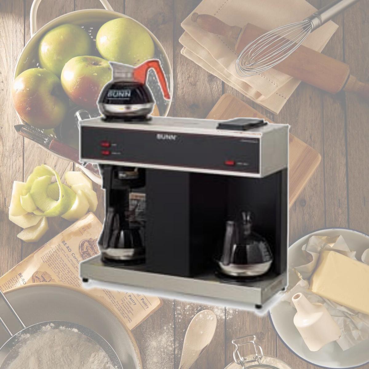Picture of Bunn-O-Matic Corporation BUNVPS 3-Warmer Brewer- 23in.x8in.x19-.87in.- Stainless Steel-Black