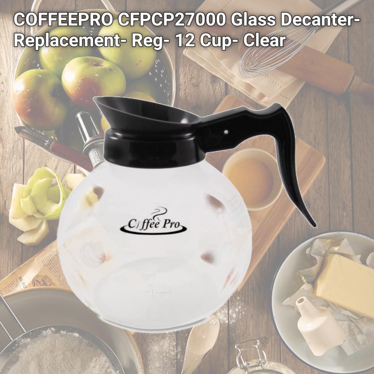 Picture of COFFEEPRO CFPCP27000 Glass Decanter- Replacement- Reg- 12 Cup- Clear