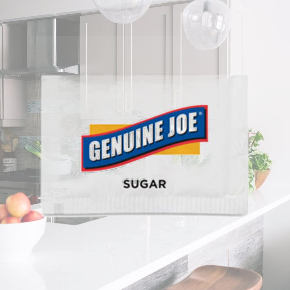 Picture of DDI 933324 Genuine Joe Sugar Packets  1200/PK  White 