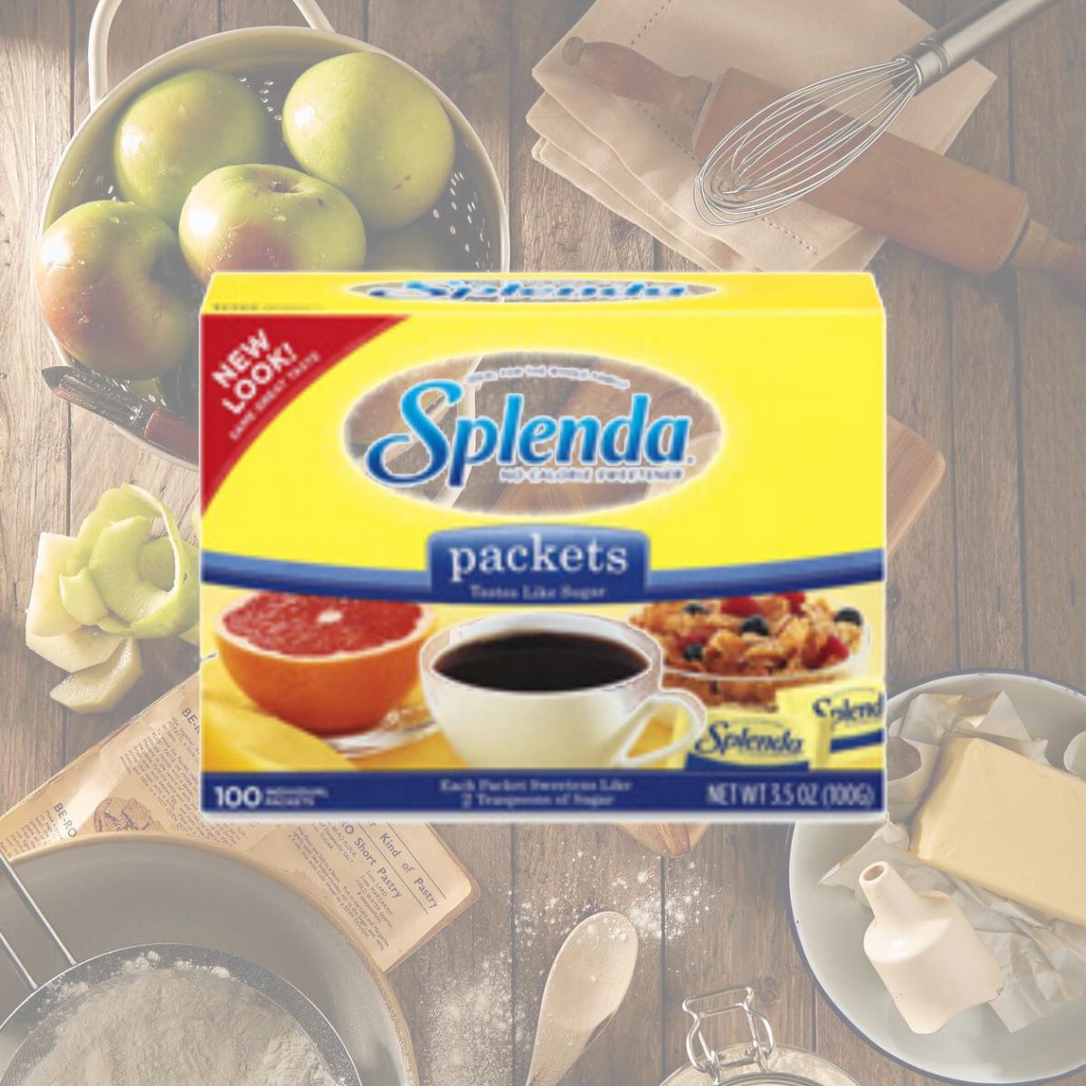 Picture of Johnson & Johnson JOJ200025 Splenda Sugar Substitute Packets- 1.0g- 100-BX