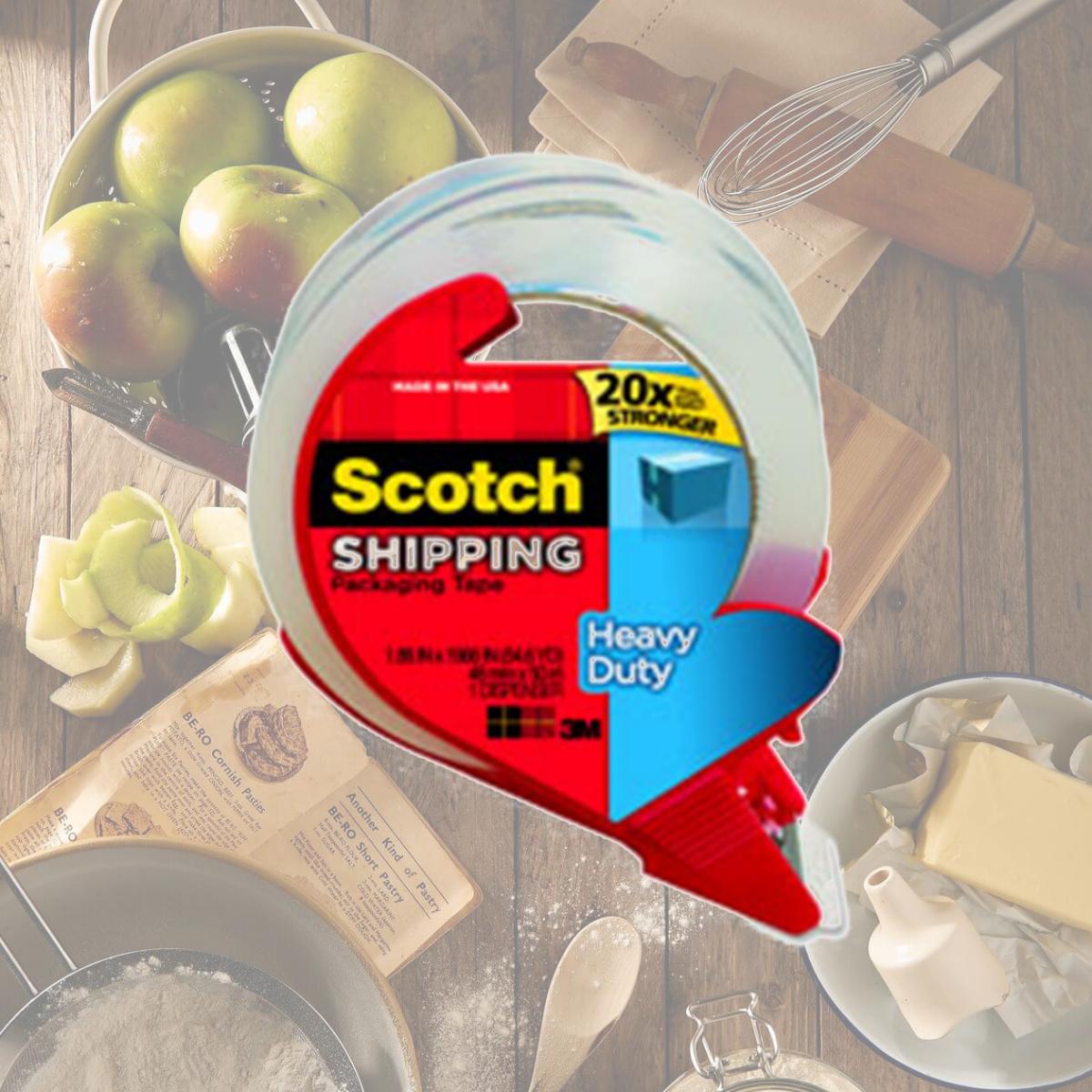 Picture of 3M MMM3850RD Packing Tape with Disp- Hvy-Dty- 1.88 in. x 54.6Yds- Clear