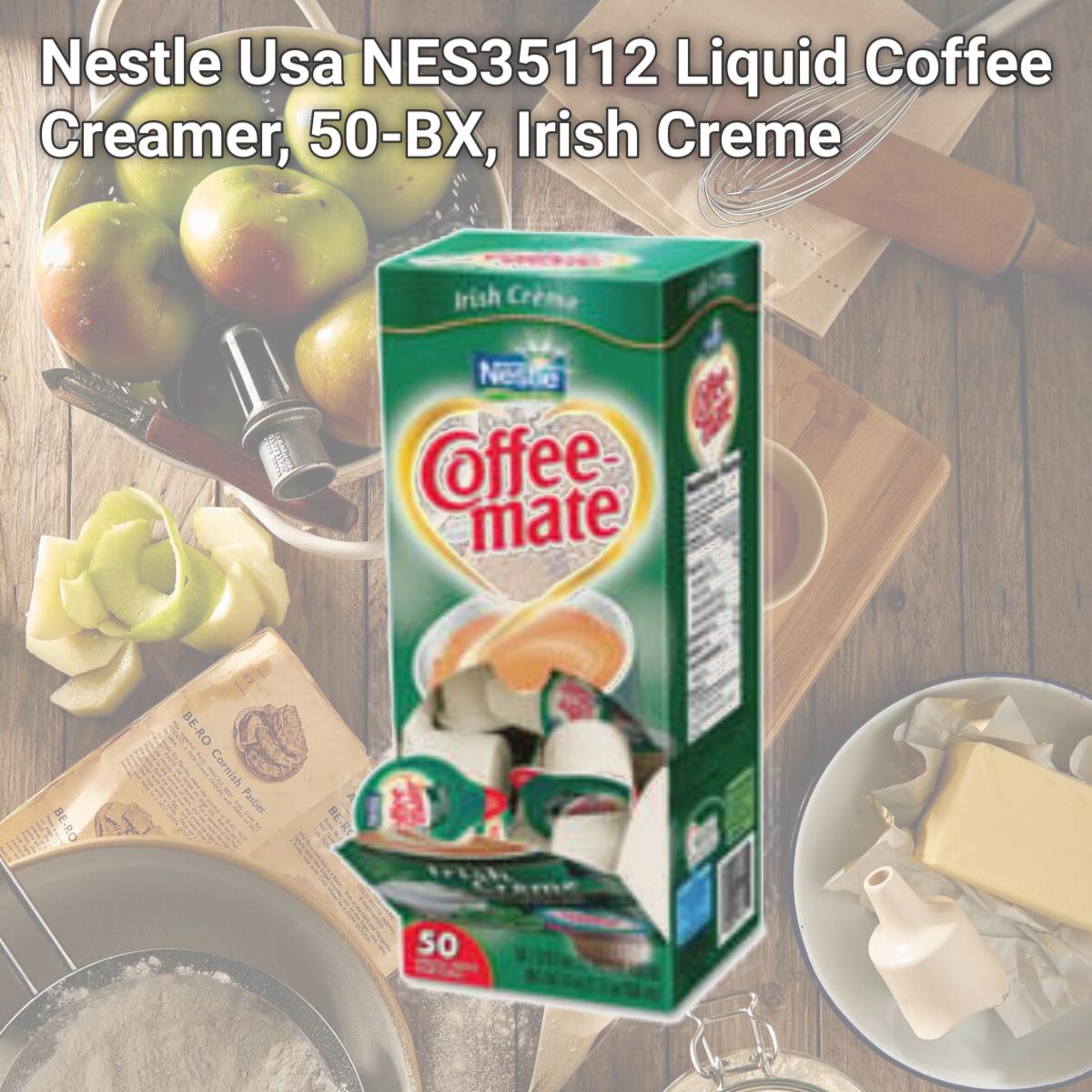 Picture of Nestle Usa NES35112 Liquid Coffee Creamer, 50-BX, Irish Creme