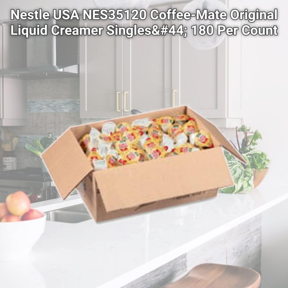 Picture of Nestle USA NES35120 Coffee-Mate Original Liquid Creamer Singles, 180 Per Count