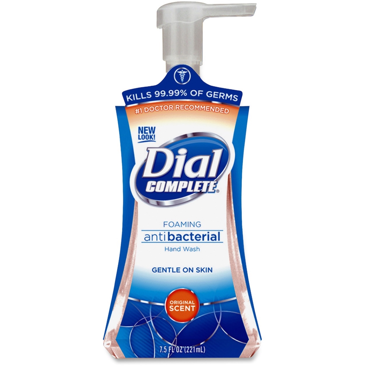 Dia02936ct 7.5 Oz Complete Antibacterial Foaming Hand Wash, Amber