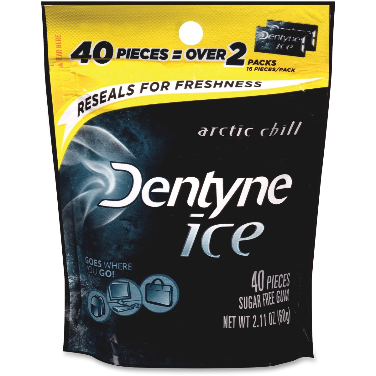 UPC 012546010214 product image for Dentyne CDB10211 Ice Chewing Gum Arctic Chill - Black | upcitemdb.com