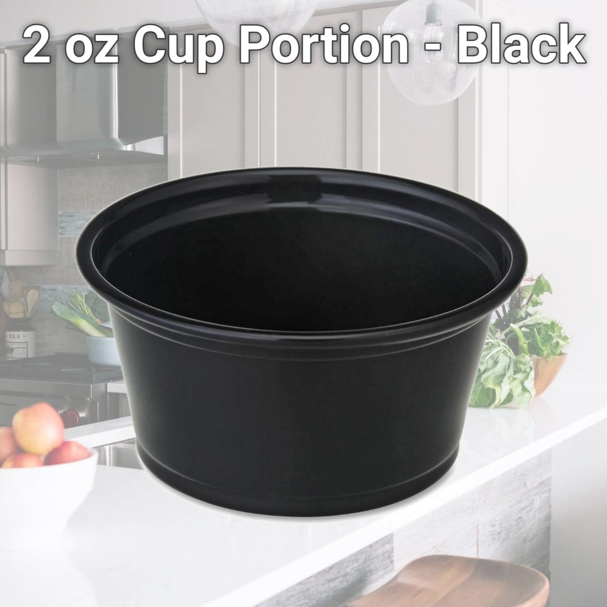 Picture of Genuine Joe GJO19066 2 oz Cup Portion - Black