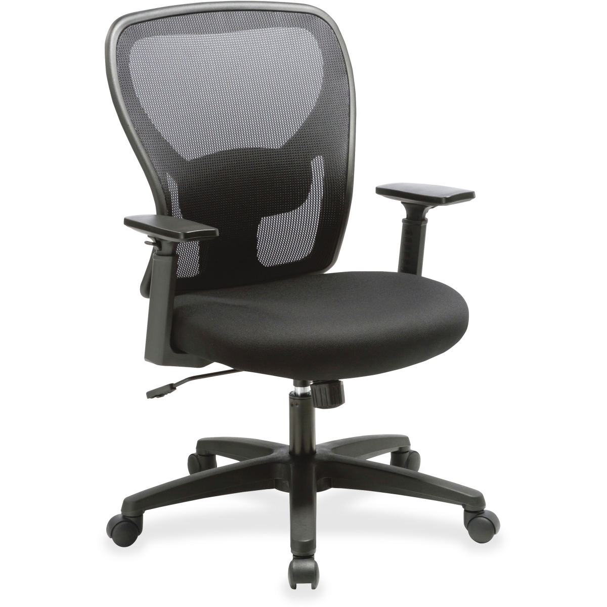 LLR83307 Mid Back Tak Chair - Black