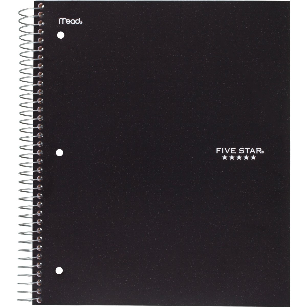 UPC 043100043034 product image for MEA72021 8 x 10.5 in. Spiral Bound - Wide Ruled Notebook - 1 Subject, Black | upcitemdb.com