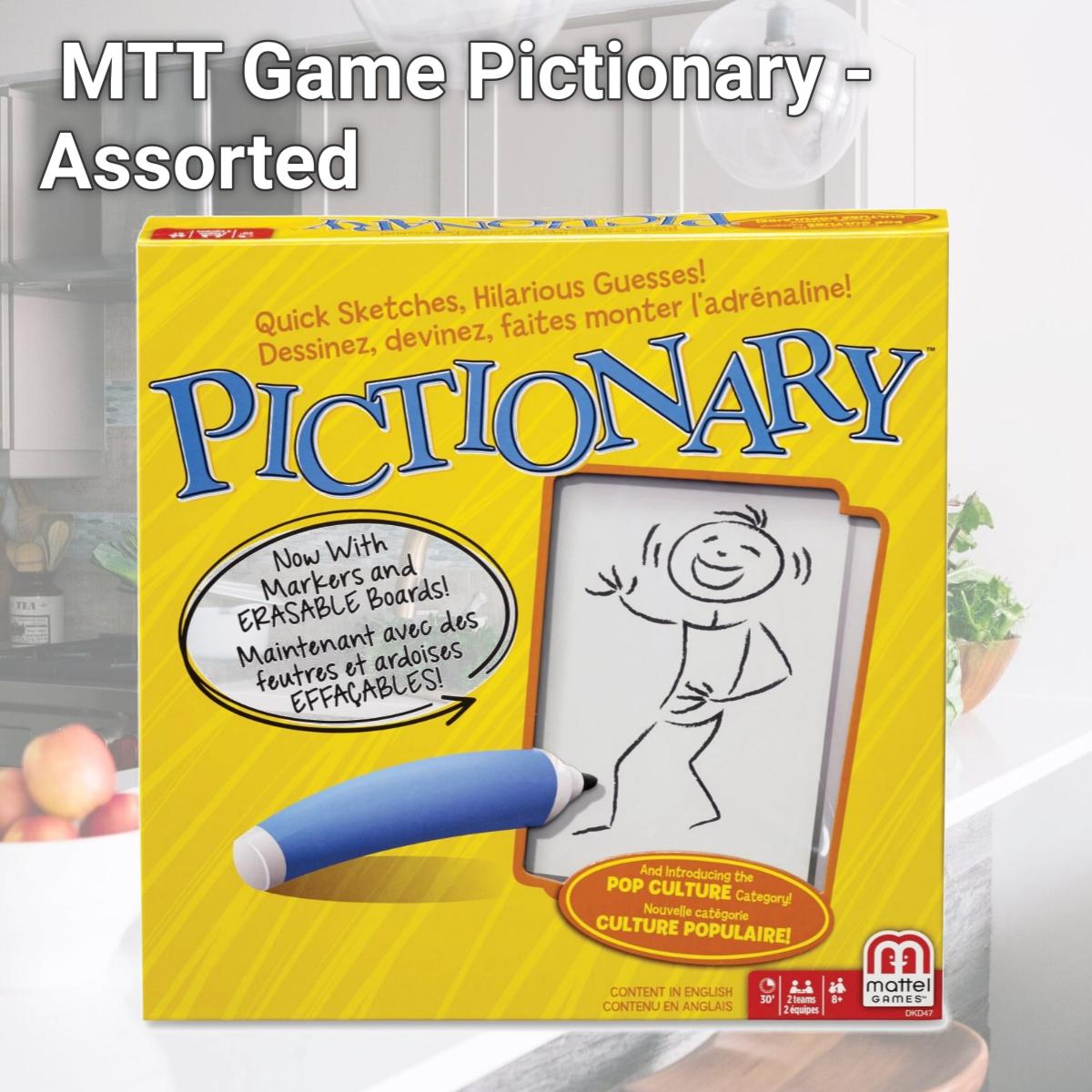Picture of Mattel MTTDKD47 Game Pictionary - Assorted