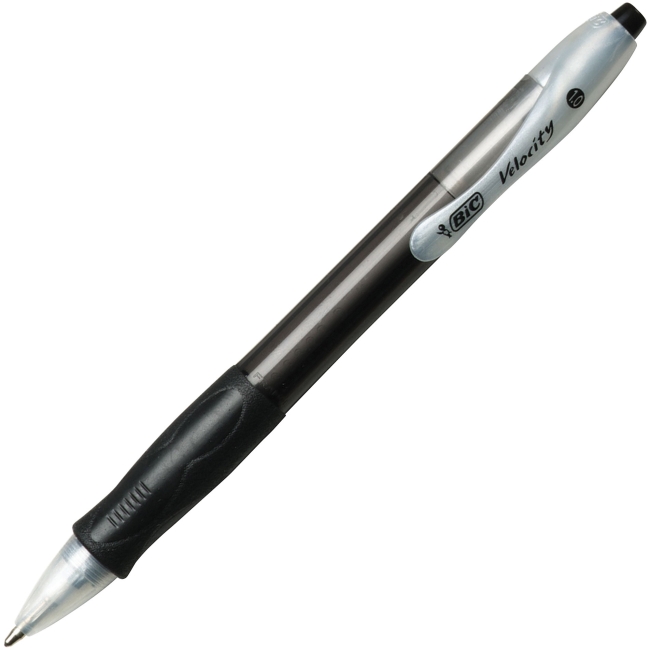 Vlg361bk Velocity Retractable Ballpoint Pen - Medium, Black - 36 Count