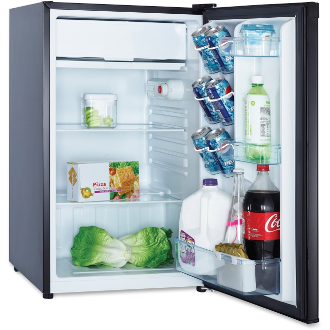 Avarm4416b 43 Cf Counterhigh Refrigerator - Glass Shelf, Black