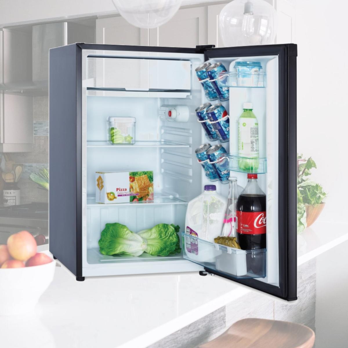 Picture of Avanti AVARM4416B 43 CF Counterhigh Refrigerator - Glass Shelf, Black