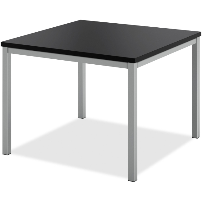 17.50 X 23.60 In. Metal Leg Corner Table, Metal - Black
