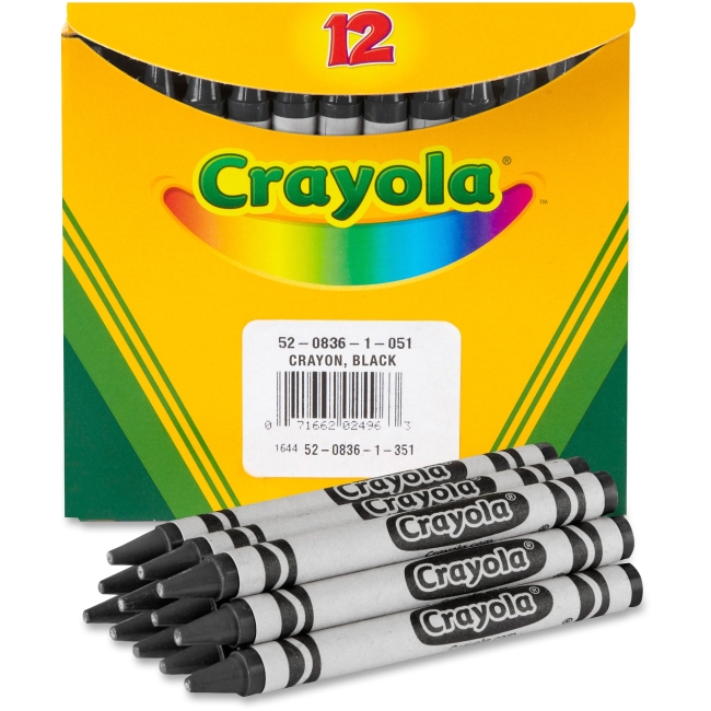 Crayola CYO520836051 Regular Crayon Single Color Refill 12 Count - Black Crayola CYO520836051 Regular Crayon Single Color Refill 12 Count - Black