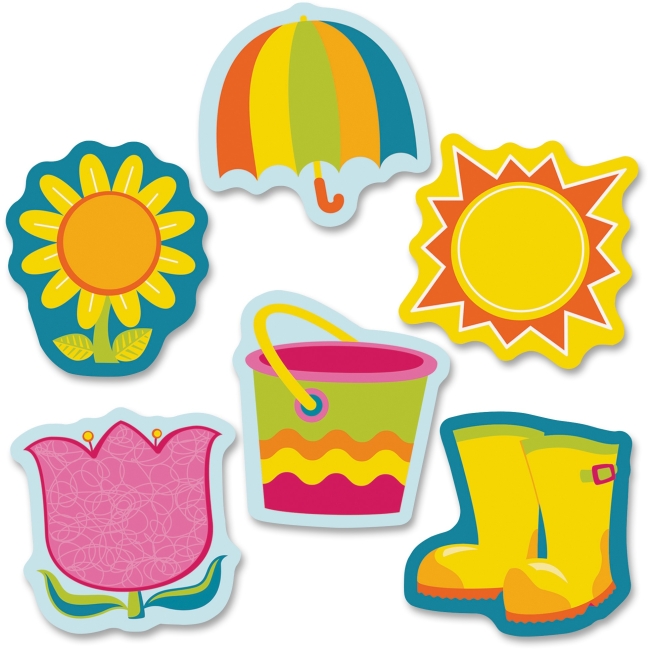 Carson-Dellosa CDP120183 Spring Mix Mini Cut-outs - Multicolor Carson-Dellosa CDP120183 Spring Mix Mini Cut-outs - Multicolor