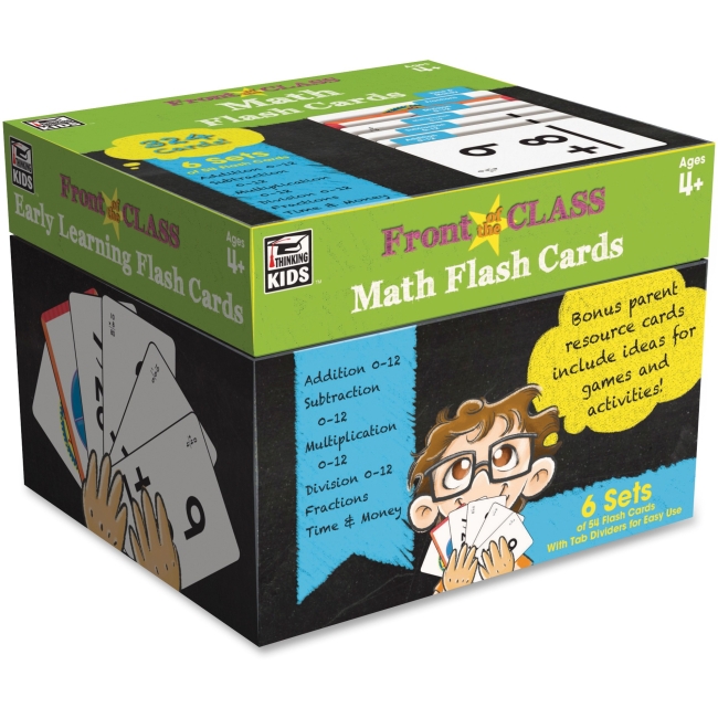 Carson-Dellosa CDP734063 Math Flash Cards 324 Count Carson-Dellosa CDP734063 Math Flash Cards 324 Count