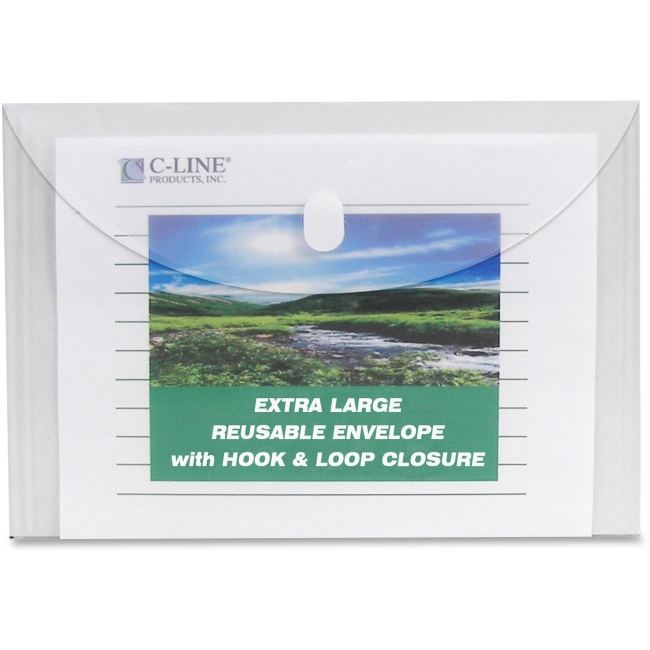 C-Line CLI35107 Specialty Reusable Polypropylene Envelopes - Clear C-Line CLI35107 Specialty Reusable Polypropylene Envelopes - Clear