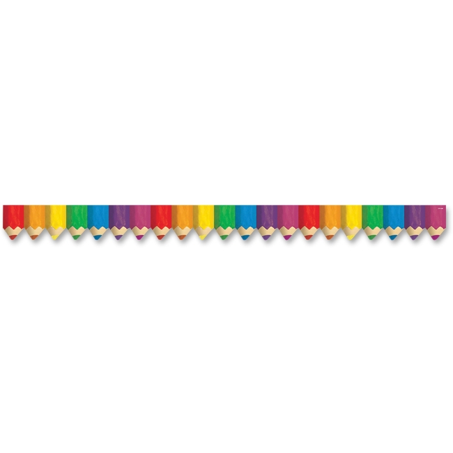 Creative Teaching Press CTC6475EC 2 in. x 35 ft. Jumbo Colored Pencils Border - Multicolor Creative Teaching Press CTC6475EC 2 in. x 35 ft. Jumbo Colored Pencils Border - Multicolor