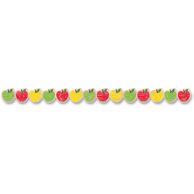Creative Teaching Press CTC8381EC 2 in. x 35 ft. Style Apples Border - Multicolor Creative Teaching Press CTC8381EC 2 in. x 35 ft. Style Apples Border - Multicolor